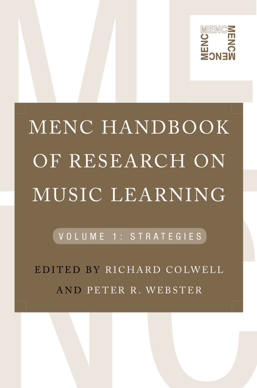Menc Handbook Of Research On Music Learning Vol 1 Sheet Music Songbook