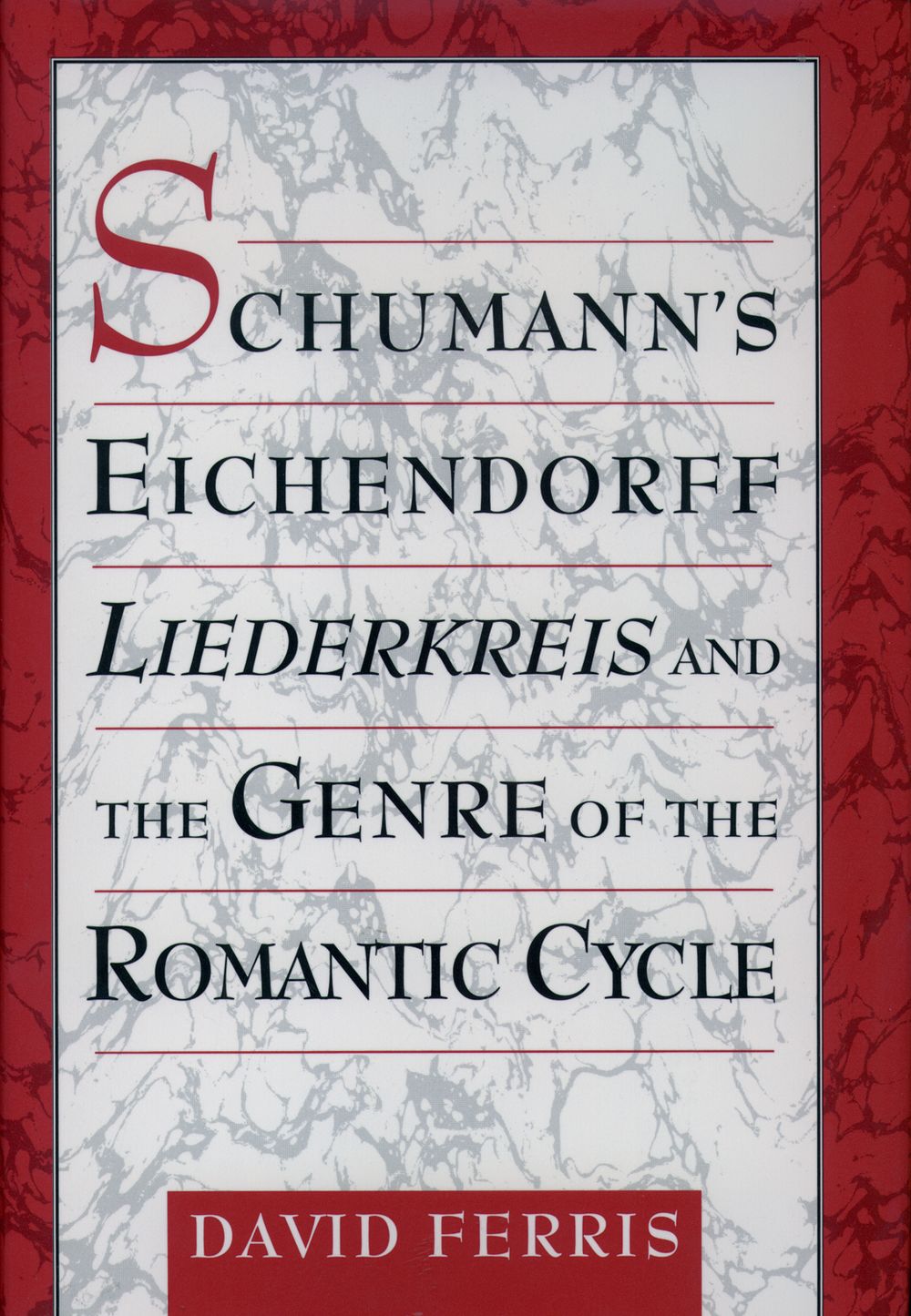 Ferris Schumanns Eichendorff Liederkreis Hardback Sheet Music Songbook