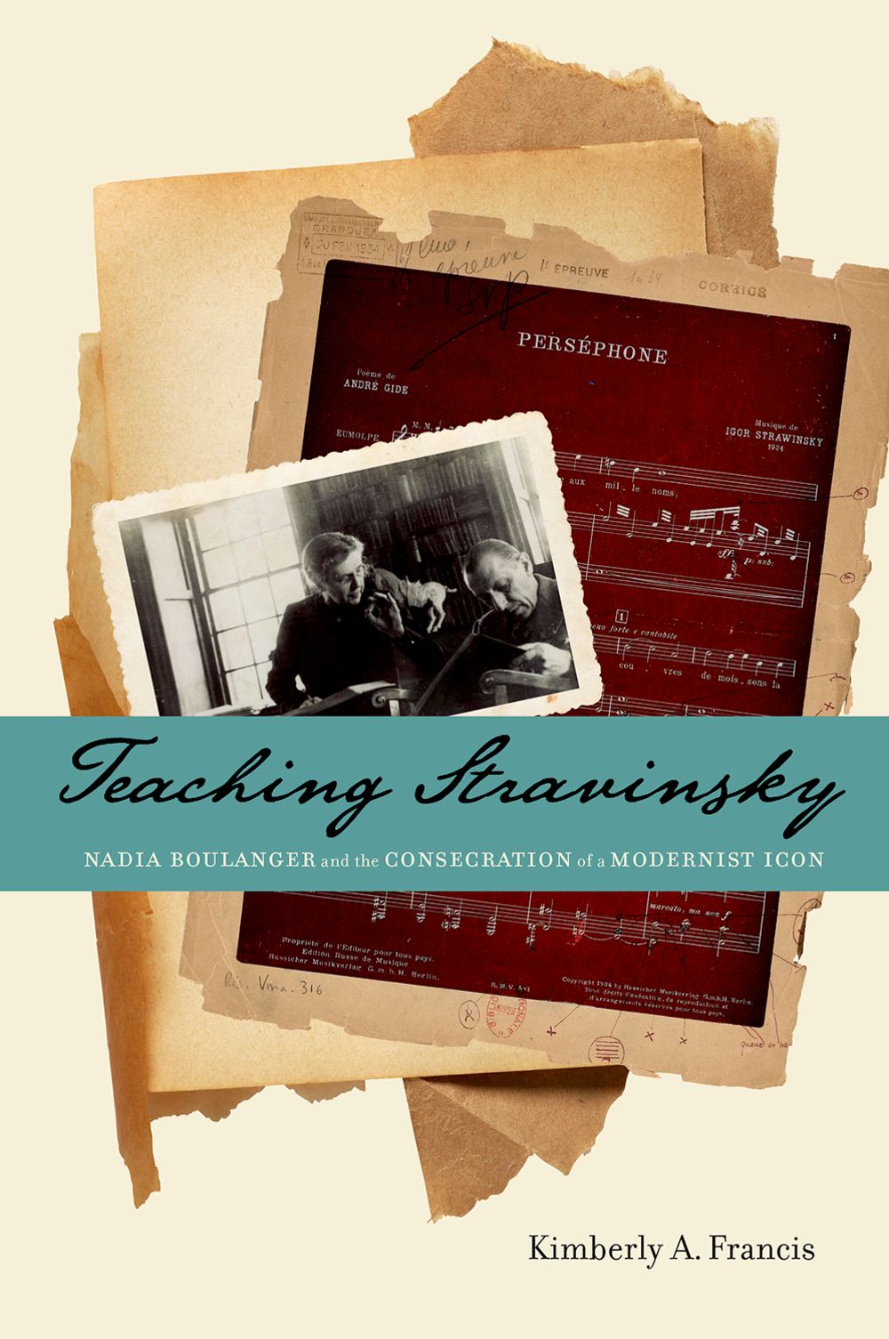 Francis Teaching Stravinsky Hardback Sheet Music Songbook