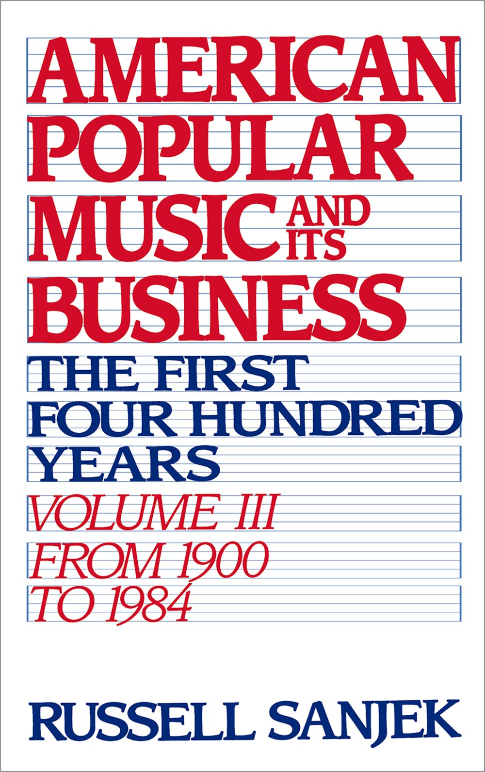 American Popular Music And Its Business Vol Iii Hb Sheet Music Songbook