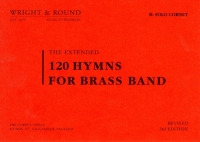 120 Hymns For Brass Band Bb Solo Cornet Sheet Music Songbook