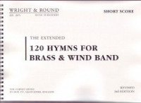 120 Hymns For Brass Band Full Score Sheet Music Songbook