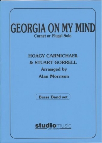Georgia On My Mind Crt/flg Solo + Brassband Sc/pts Sheet Music Songbook