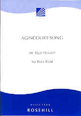 Agincourt Song Arr Elgar Howarth Brass Band Sheet Music Songbook
