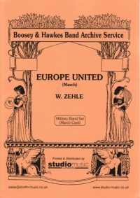 Zehle Europe United Mb March Card Set Sheet Music Songbook