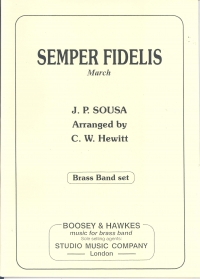 Sousa Semper Fidelis (brass Band March Cards) Sheet Music Songbook
