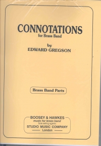 Connotations Gregson Brass Band Parts (no Score) Sheet Music Songbook
