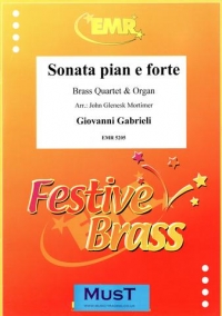Gabrieli Sonata Pian E Forte Brass Quartet & Organ Sheet Music Songbook