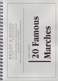 20 Famous Marches Solo Cornet Sheet Music Songbook