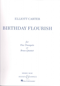 Carter Birthday Flourish Brass Quintet Sheet Music Songbook
