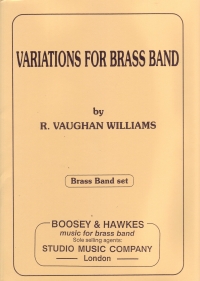 Vaughan Williams Variations For Brass Band Sc/pts Sheet Music Songbook