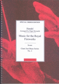 Handel Music For The Royal Fireworks Brass Band Sheet Music Songbook