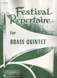 Festival Repertoire Brass Quintet Full Score Sheet Music Songbook
