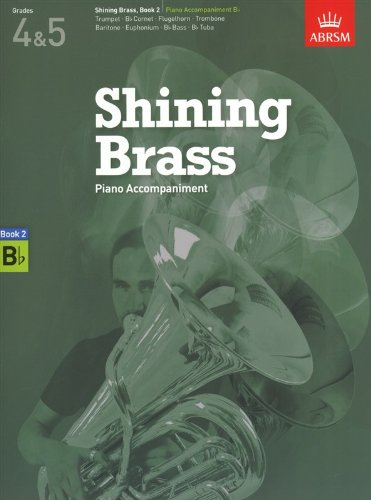 Shining Brass Book 2 Piano Accomps For Bb Insts Ab Sheet Music Songbook