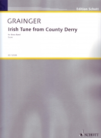 Grainger Irish Tune From County Derry Brass Band Sheet Music Songbook