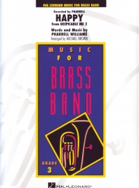 Happy Pharrell Williams Brown Brass Band Sheet Music Songbook
