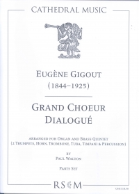 Gigout Grand Choeur Dialogue Org & Brass 5tet Pts Sheet Music Songbook