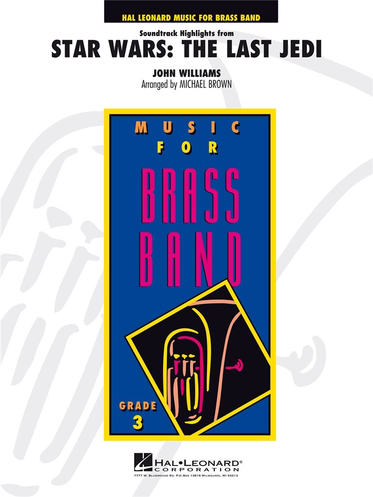 Williams Star Wars The Last Jedi Brass Band Set Sheet Music Songbook