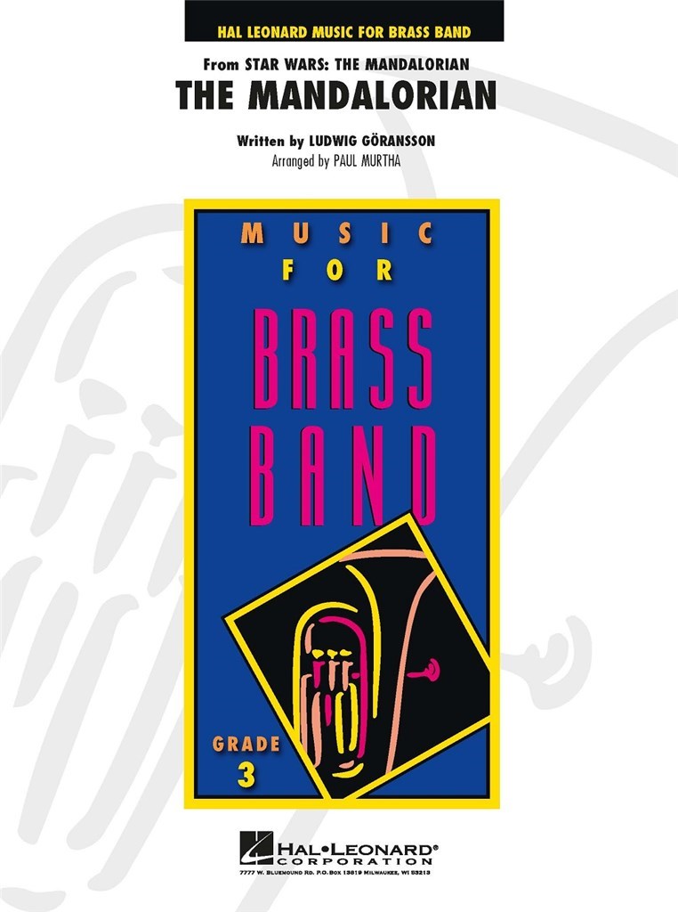 Goransson The Mandalorian Brass Band Score & Parts Sheet Music Songbook