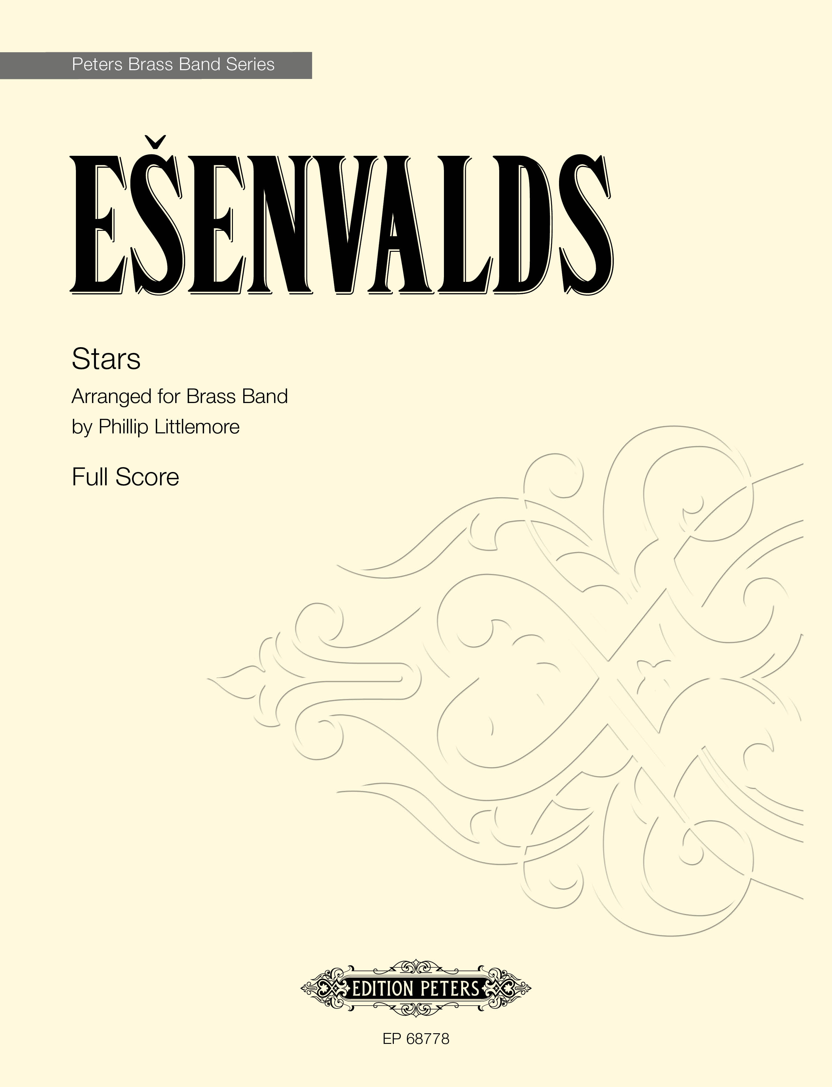 Esenvalds Stars Littlemore Brass Band Full Score Sheet Music Songbook