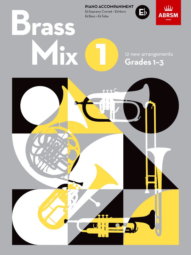 Brass Mix Book 1 Eb Piano Accompaniment Abrsm Sheet Music Songbook