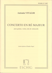 Vivaldi Concerto A Maj (guitar/violin/viola/cello) Sheet Music Songbook