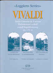 Vivaldi Violin Concerto Amin Op3/6 Score & Parts Sheet Music Songbook