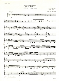 Vivaldi Concerto Gmin For 2 Cellos Pv411 Vln 2 Pt Sheet Music Songbook