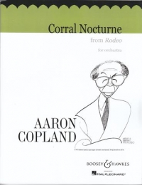 Copland Corral Nocturne (rodeo) Orchestra Sc/pts Sheet Music Songbook