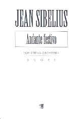 Sibelius Andante Festivo For String Fsc Sheet Music Songbook