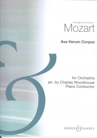 Mozart Ave Verum Corpus Hss33 Piano Conductor Sheet Music Songbook
