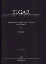 Elgar Enigma Variations For Orchestra Op36 Score Sheet Music Songbook