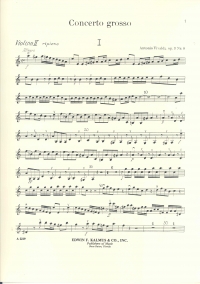 Vivaldi Concerto 2vlns Amin Op3/8 Rv522 2nd Vln Sheet Music Songbook