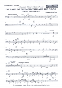 Maccunn Land Of The Mountain & Flood Tb3+tuba Part Sheet Music Songbook
