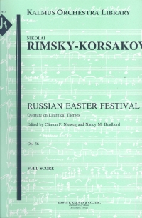 Russian Easter Overture Op36 Full Score Sheet Music Songbook