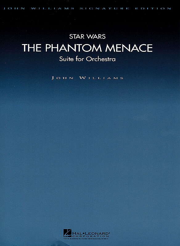 Star Wars The Phantom Menace Suite Williams Sc/pts Sheet Music Songbook
