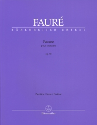 Faure Pavane Op50 Full Score Sheet Music Songbook