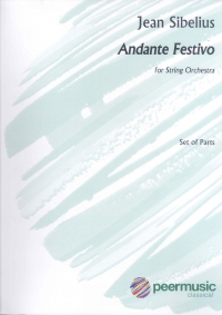 Sibelius Andante Festivo String Orchestra Parts Sheet Music Songbook