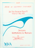 Hotteterre Le Romain 6 Trio Sonatas Op3 Vol 2 Sheet Music Songbook
