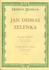 Zelenka Sonata No 2 Gmin (vln/ob/bassoon/pno) Sheet Music Songbook