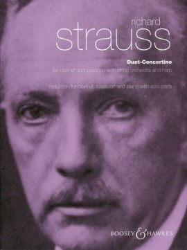 Strauss R Duet Concertino Clarinet Bassoon & Piano Sheet Music Songbook