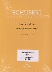 Schubert Quintet Cmaj (d956) 2vln,1vla,2vc Parts Sheet Music Songbook