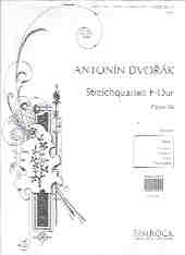 Dvorak String Quartet No12 (american) F Op96 Parts Sheet Music Songbook