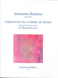 Brahms Variations On Theme Of Haydn 9 Wind Inst Sheet Music Songbook