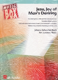 Bach Jesu Joy Of Mans Desiring Bocci Wind Quintet Sheet Music Songbook