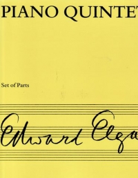 Elgar Piano Quintet Score & Parts Sheet Music Songbook