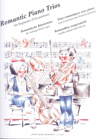 Romantic Piano Trios For Beginners Pf/vln/vc Sheet Music Songbook