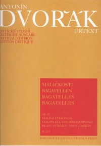 Dvorak Bagatelles Op47 Piano Quartet  Score/parts Sheet Music Songbook
