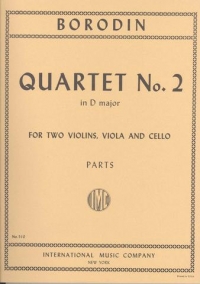 Borodin String Quartet No 2 Dmaj Set Of Parts Sheet Music Songbook