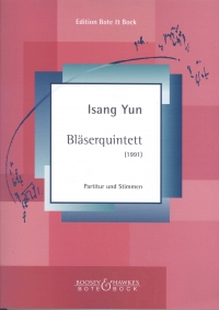 Yun Woodwind Quintet Score & Parts Sheet Music Songbook